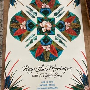 Ray LaMontagne concert poster Southaven Mississippi